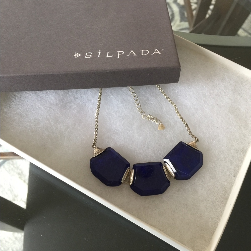 Silpada “Blue Grotto” Lapis Necklace